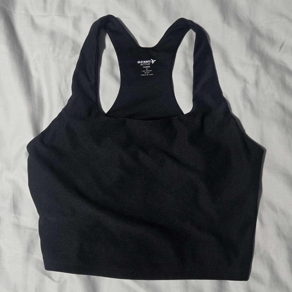 Old Navy Active Cloud+ Athletic Sports Bra Crop Top